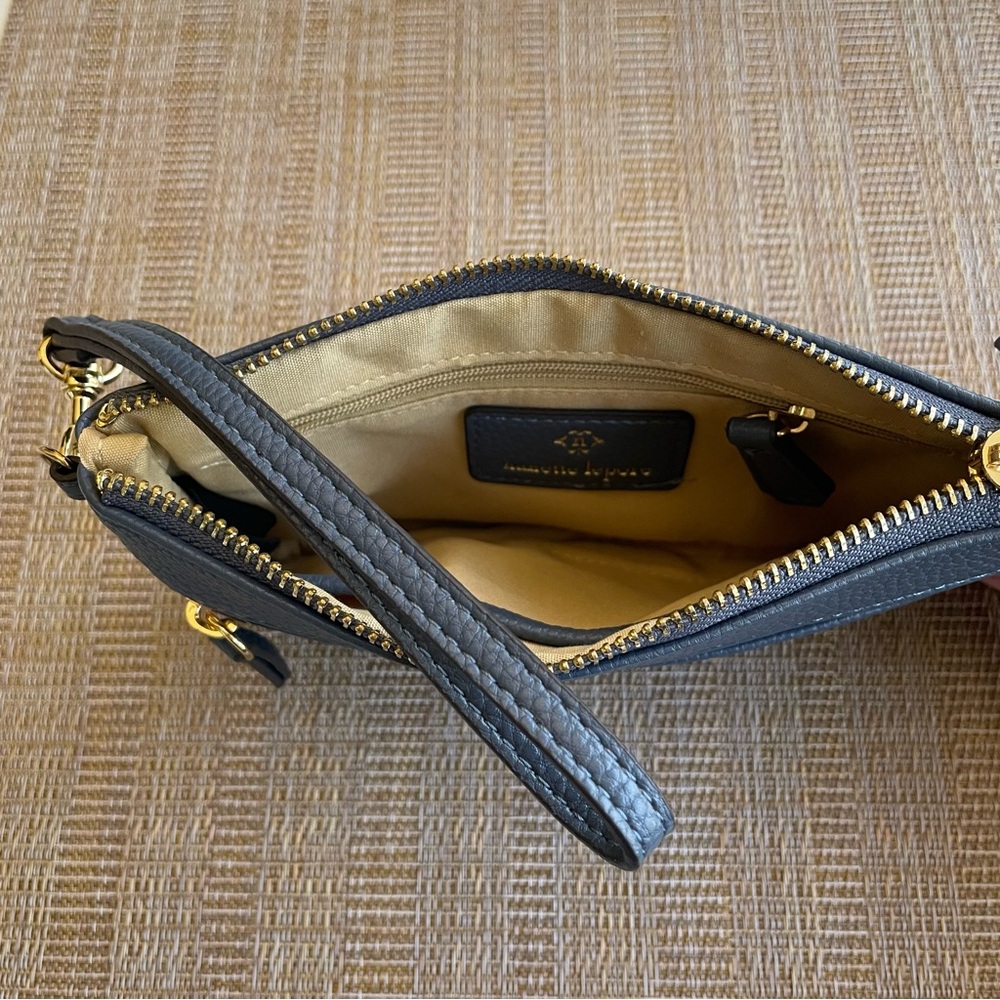 Nanette Lepore wristlet clutch in dusky blue - Picture 3 of 3